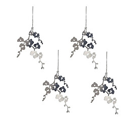 Pluto Orchidée argentée cintre de Noël