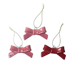 Pluto Céramique noeud papillon cintre de Noël (lot de 3)