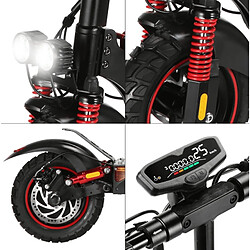 UrbanGlide Trottinette électrique EBOOST GO - 25 km/h, 40 km autonomie, batterie 48V 20Ah, double frein à disque, suspensions x4,