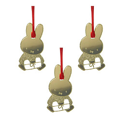 Pluto Miffy cadeau métal cintre de Noël (lot de 3)