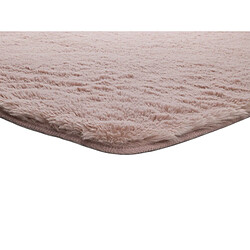 Avis ATTICGO Tapis lavable shaggy ALPACA rose 200x290 cm