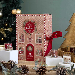 Acheter The Home Deco Factory Calendrier de l'Avent 24 Bougies Parfumées Ginger 30cm Marron