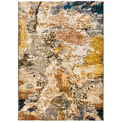 ATTICGO Tapis abstrait ANOUK beige/multicolore 140x200 cm