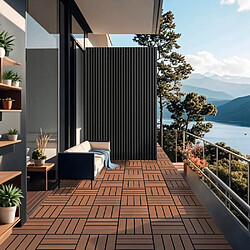 Home Deluxe Dalles en bois WPC BAVARO brun clair 6m