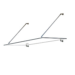 Home Deluxe Auvent en verre RENMA 150