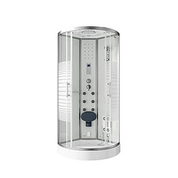 Home Deluxe Douche à vapeur WHITE PEARL 90 x 90 cm