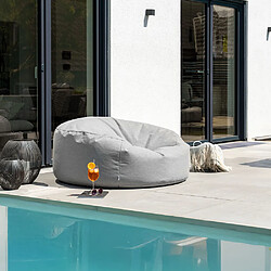 Home Deluxe XXL Pouf Outdoor CLOUD - Gris clair