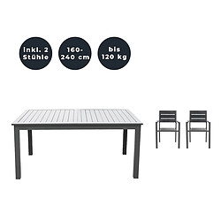 Home Deluxe Ensemble de sièges CASA MADERA Quantité : 3 pcs.