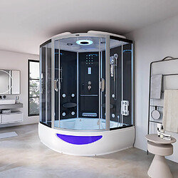 Home Deluxe Douche à vapeur EXCLUSIVE Noir