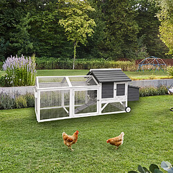 Home Deluxe Poulailler en bois FERA - 224 x 107 cm