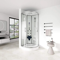 Home Deluxe Douche à vapeur WHITE PEARL 90 x 90 cm