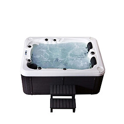 Home Deluxe Jacuzzi extérieur BEACH Avec escalier et couverture thermique