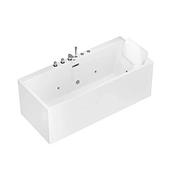 Home Deluxe Baignoire avec fonction balnéo AMBER - 170 x 58 x 80 cm
