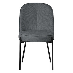 Avis ML-Design Lot 2 chaises salle à manger anthracite polyester pieds en métal confortable