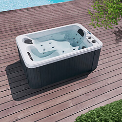 Home Deluxe Jacuzzi d'extérieur HORIZON PURE - 115 x 175 x 70 cm