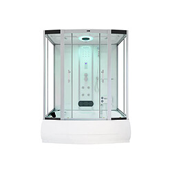 Home Deluxe Douche à vapeur DIAMOND Blanc