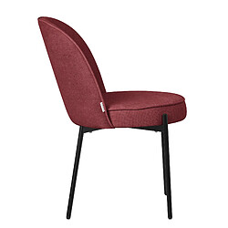 Acheter ML-Design Lot 2 chaises de salle à manger rouge polyester pieds en métal confortable