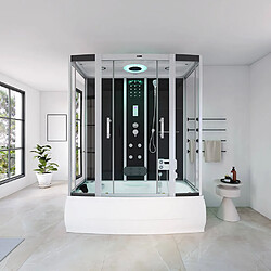 Avis Home Deluxe Douche à vapeur DIAMOND Noir