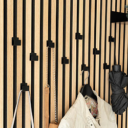 Home Deluxe Crochets pour panneau acoustique SCAF 10 x 5 x 5 cm - set de 10 I Crochets muraux