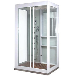 Home Deluxe Douche à vapeur WHITE LUXORY XL