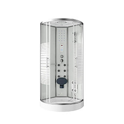 Home Deluxe Cabine de douche WHITE PEARL 90 x 90 cm