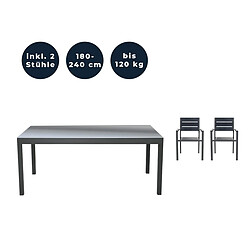 Home Deluxe Ensemble de sièges SOL MADERA Quantité : 3 pcs.