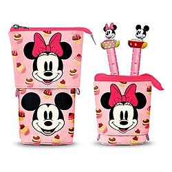 Karactermania Minnie Mouse - Trousse Pop Up Minnie avec 2 stylos à bille effaçable à encre gel