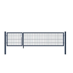 Home Deluxe Portail de jardin ADITUS Anthracite 80