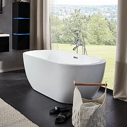 Home Deluxe Baignoire en pose libre CODO Blanc