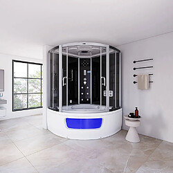 Home Deluxe Douche à vapeur EXCLUSIO Noir