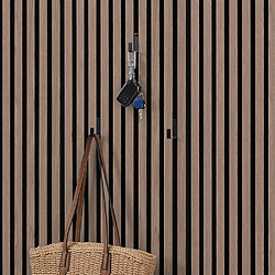 Home Deluxe Crochets à vêtements pour panneau acoustique RASTO - lot de 3