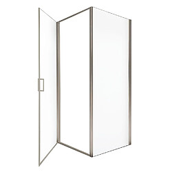 Home Deluxe Cabine de douche LIVIA Chrome - 100 x 195 cm