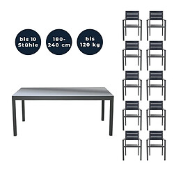 Home Deluxe Groupe de sièges SOL MADERA Quantité : 10