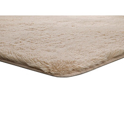 Avis ATTICGO Tapis lavable shaggy ALPACA beige 60x100 cm