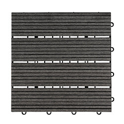 Home Deluxe Dalles en bois WPC BAVARA Anthracite 9m