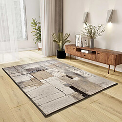 ATTICGO Tapis abstrait BERUTI beige 200x290 cm