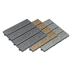 Acheter Home Deluxe WPC Carreaux à clipser BAVARO PREMIUM - Teck 1 m²
