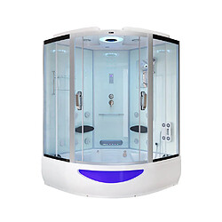 Home Deluxe Douche à vapeur EXCLUSIVE Blanc