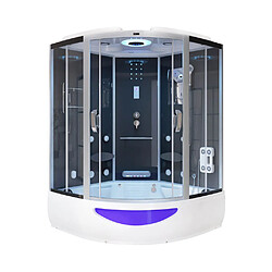 Home Deluxe Douche à vapeur EXCLUSIVE Noir