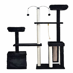 Home Deluxe Arbre à chat JAX Noir pas cher