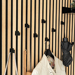 Home Deluxe Crochets pour panneau acoustique SCAF 10 x 5 x 5 cm - set de 8 I Crochets muraux