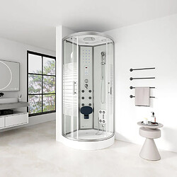 Home Deluxe Cabine de douche WHITE PEARL 90 x 90 cm