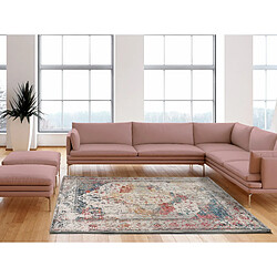 ATTICGO Tapis vintage BALAKI gris/multicolore 160x230 cm