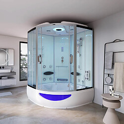 Home Deluxe Douche à vapeur EXCLUSIVE Blanc