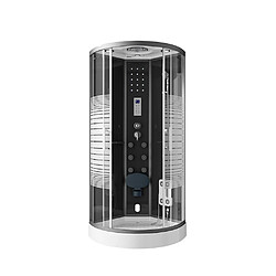 Home Deluxe Douche à vapeur BLACK PEARL 100 x 100 cm