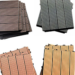 Home Deluxe Dalles en bois WPC BAVARO