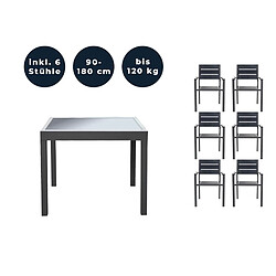 Home Deluxe Salon VERANO MADERA Quantité : 7 pcs.