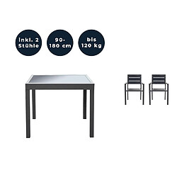 Home Deluxe Salon VERANO MADERA Quantité : 3 pcs.