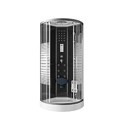 Home Deluxe Cabine de douche BLACK PEARL 90 x 90 cm