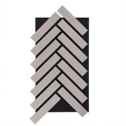 Home Deluxe - Panneau acoustique à chevrons Chêne noir 80 x 40 cm